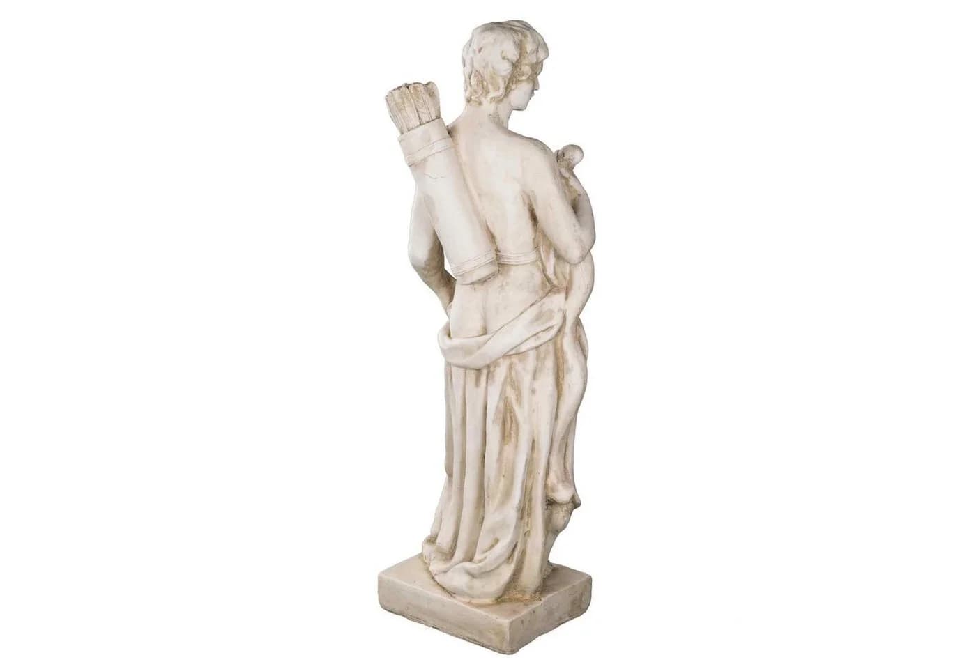 BIRENDY Dekofigur Statue 86cm Antikbeige Gartenfigur - Bild 3