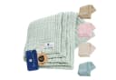 Nordic Coast Company Babydecke Musselin Mint 100% Baumwolle Bild 2