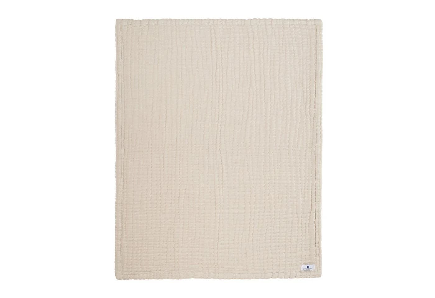 Nordic Coast Company Babydecke Musselin Kuscheldecke Natur 100% Baumwolle - Bild 3