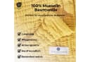 Nordic Coast Company Babydecke Musselin Currygelb Kuscheldecke Bild 5