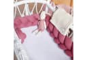 Nordic Coast Company Nestchenschlange XXL Rosa Geflochten Bild 4