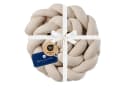 Nordic Coast Company Nestchenschlange XXL Bettschlange geflochten, Bettschlange, Bettumrandung Babybett, Alternative zum Bettnestchen Bild 2