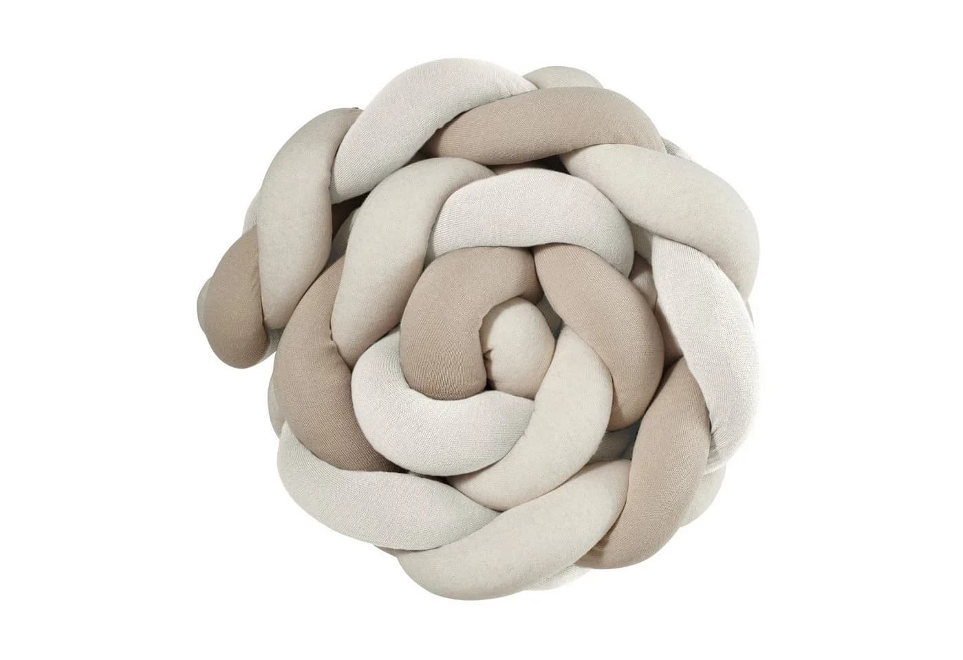 Nordic Coast Company Bettschlange XXL geflochten, Bettumrandung Babybett - Bild 2