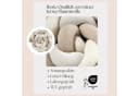 Nordic Coast Company Bettschlange XXL geflochten, Bettumrandung Babybett Bild 5