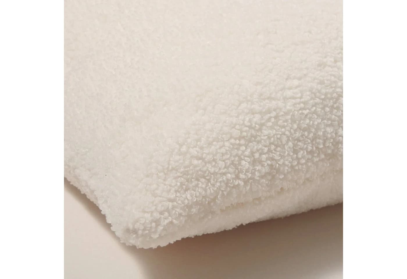 Nordic Coast Company Dekokissen Teddy Bouclé Beige 40x40 cm - Bild 4