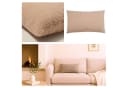 Nordic Coast Company Dekokissen Teddy Bouclé Beige/Braun Bild 1