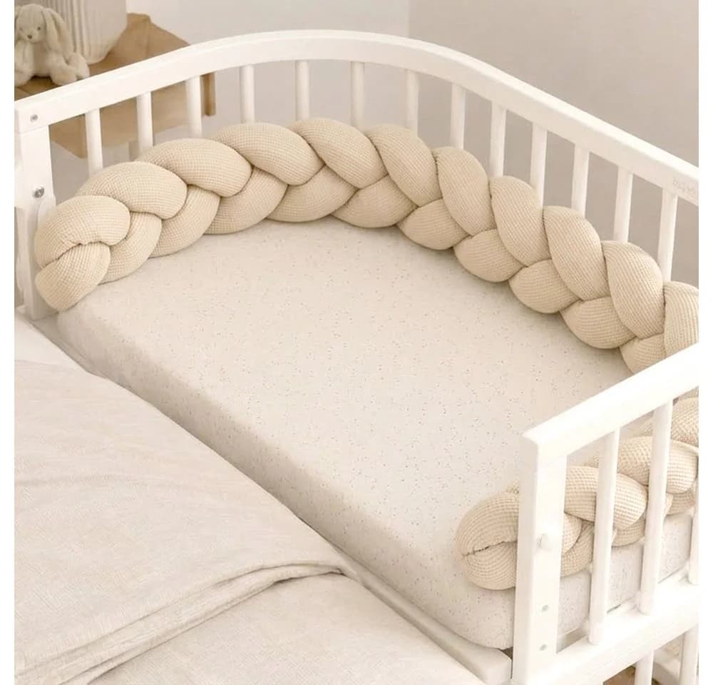 Nordic Coast Company Nestchenschlange XXL Beige Geflochten - Bild 5