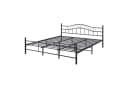 en.casa Metallbett Florenz 180x200cm Schwarz mit Lattenrost Bild 3
