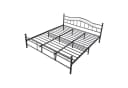 en.casa Metallbett Florenz 180x200cm Schwarz mit Lattenrost Bild 5