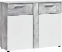PROCONTOUR Kommode Trenti Weiß Betonfarben Modern Bild 1