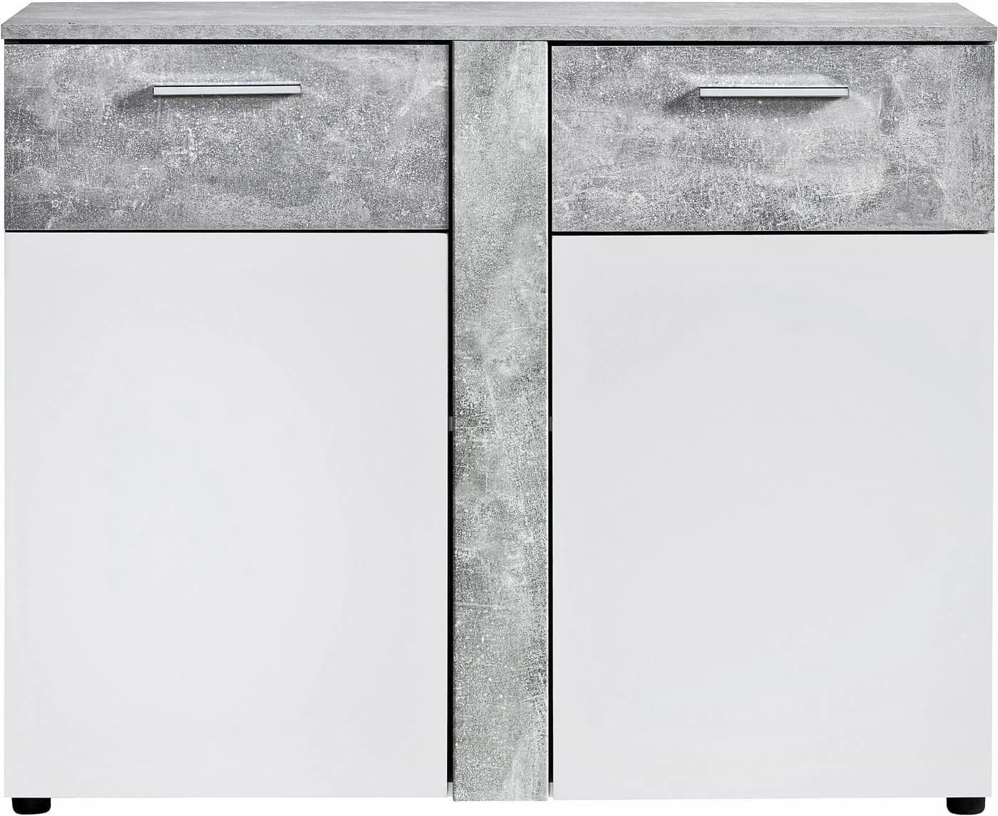 PROCONTOUR Kommode Trenti Weiß Betonfarben Modern - Bild 3