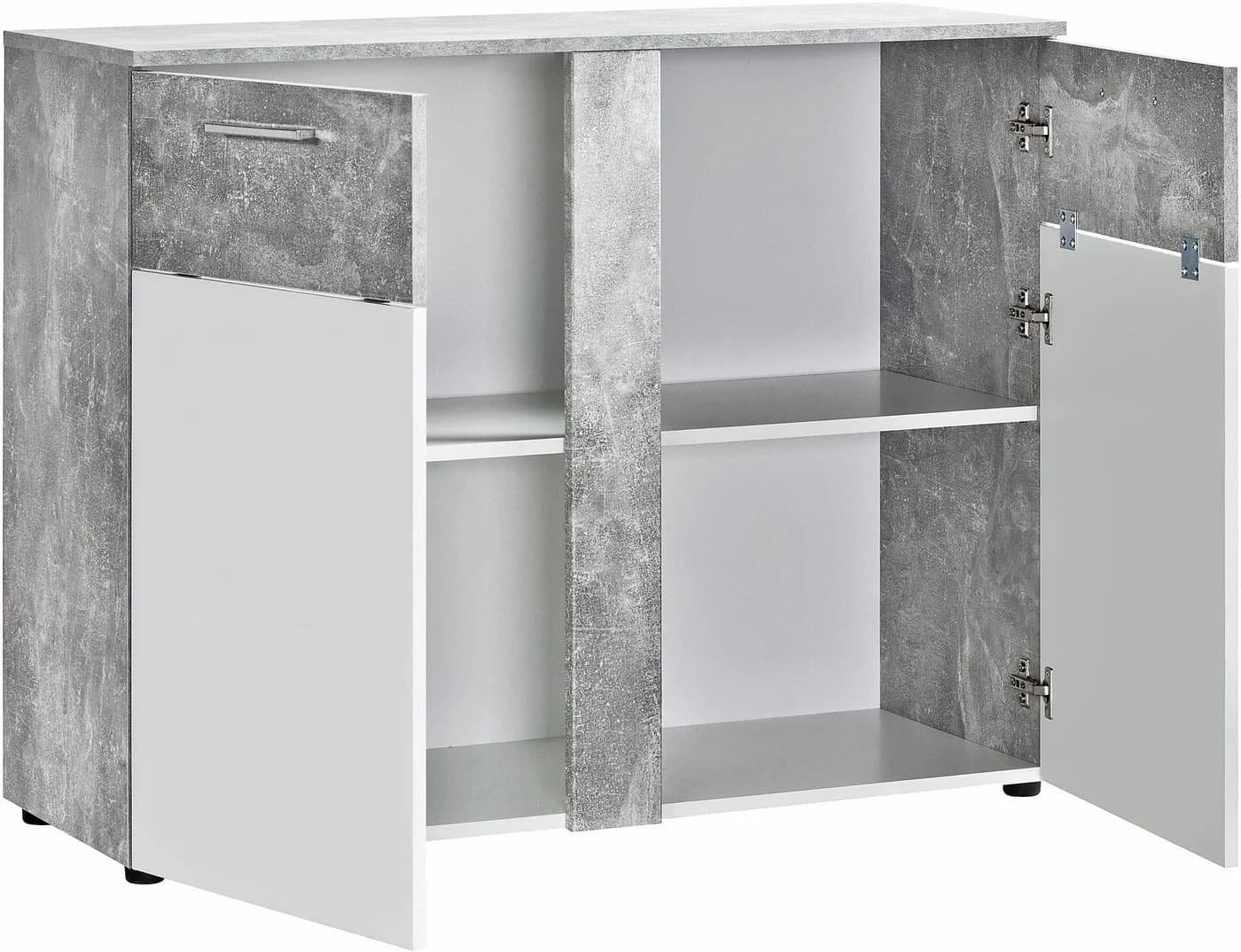 PROCONTOUR Kommode Trenti Weiß Betonfarben Modern - Bild 4