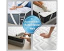 SEI Design Matratzenschoner 90x200 cm Weiß Ergonomisch Gesteppt Bild 4