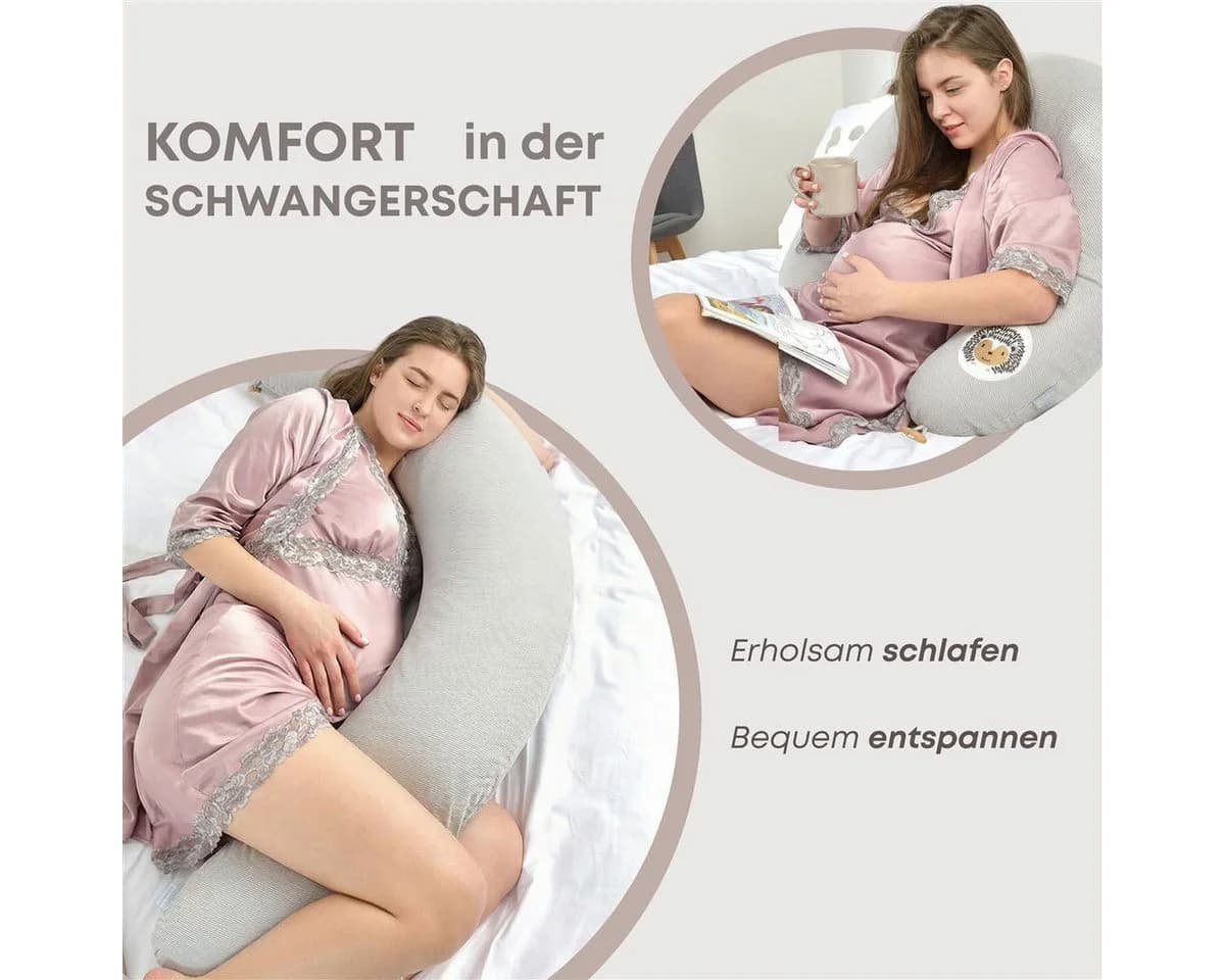 SEI Design Stillkissen Grau 170x30 cm - Bild 3