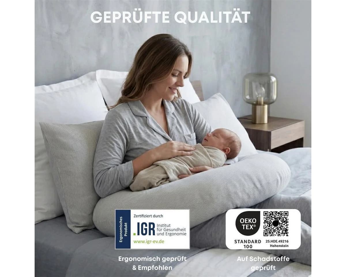 SEI Design Stillkissen Grau 170x30 cm - Bild 4