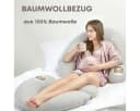 SEI Design Stillkissen Grau 170x30 cm Bild 5
