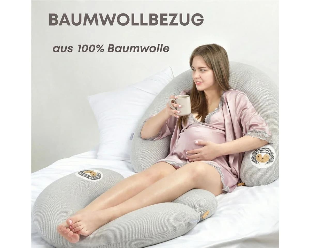SEI Design Stillkissen Grau 170x30 cm - Bild 5