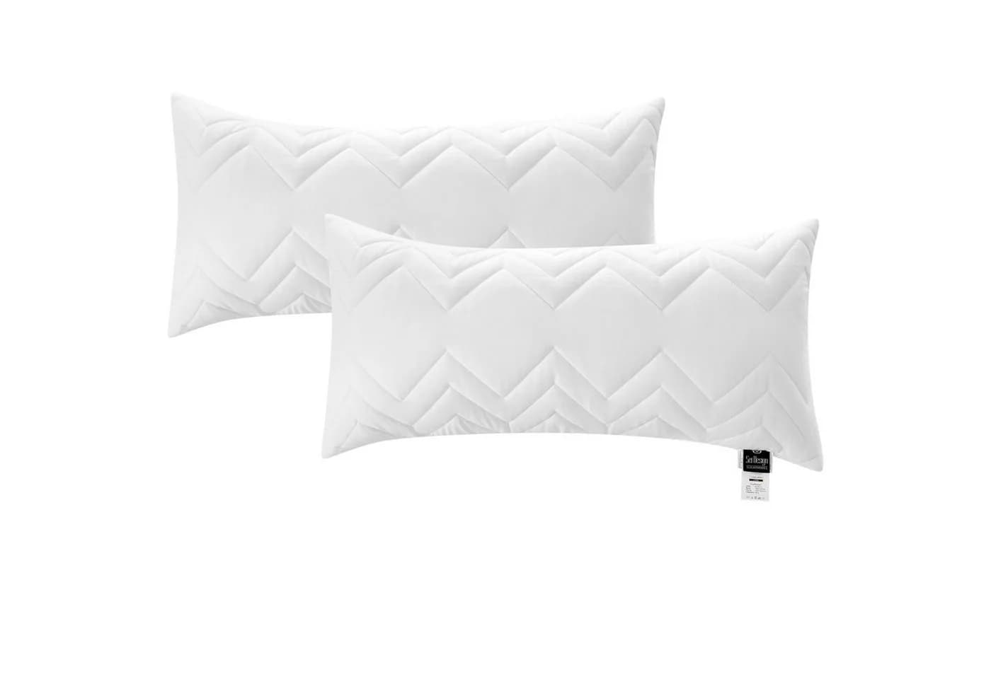 SEI Design Microfaserkissen 40x80 cm - Waschecht & Allergikerfreundlich - Bild 2