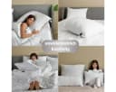 SEI Design Bettdecke + Kopfkissen Set Sommerdecke 135x200 cm Bild 1