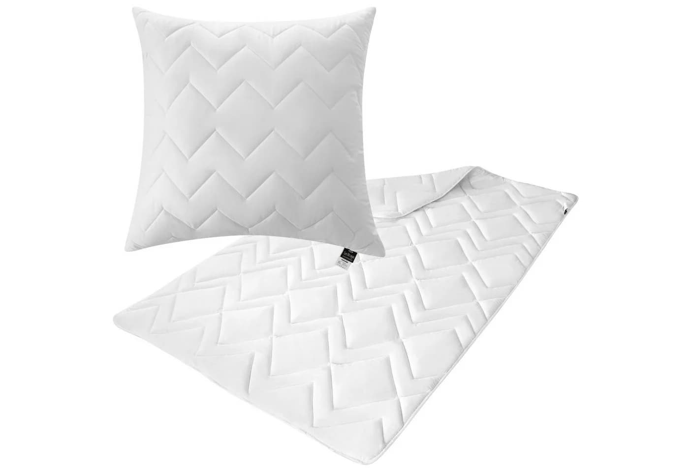 SEI Design Bettdecke + Kopfkissen Set Sommerdecke 135x200 cm - Bild 2