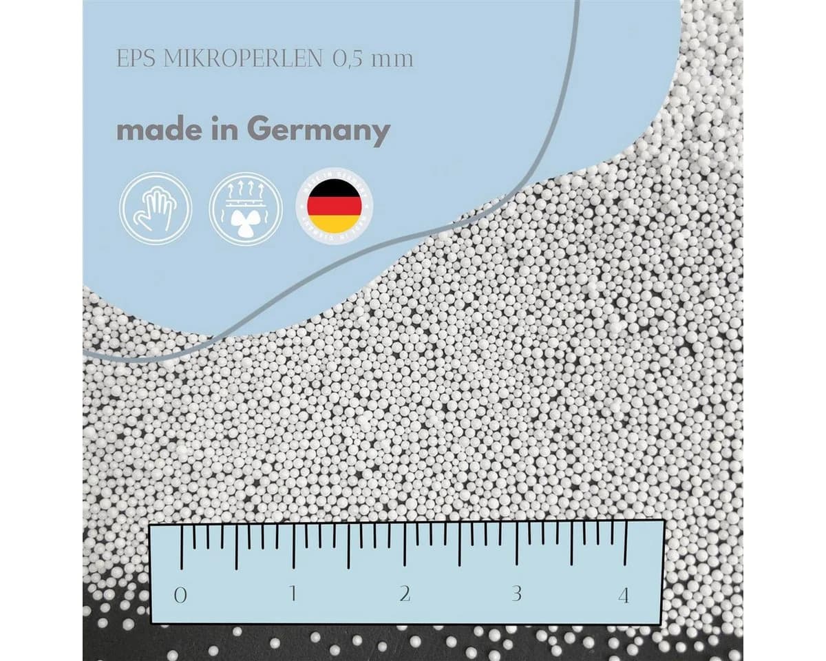 SEI Design Stillkissen Seitenschläferkissen Babynestchen mit EPS Mikroperlen, Schwangerschaftskissen mit Bezug, Bezug 100% Baumwolle - Bild 5