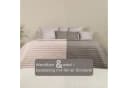 SEI Design Bettüberwurf Royal taupe-beige bestickt Wendefunktion Bild 3
