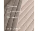 SEI Design Bettüberwurf Royal taupe-beige bestickt Wendefunktion Bild 4