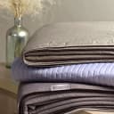 SEI Design Bettüberwurf Living Trend Wendedecke Taupe 3D-Steppung Bild 3