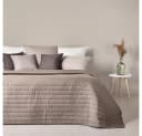 SEI Design Bettüberwurf Living Trend Wendedecke Taupe 3D-Steppung Bild 5