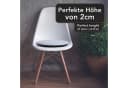 Loco Bird Stuhlkissen 4er Set rund Filz Grau Anthrazit Bild 4