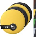 Loco Bird Stuhlkissen 4er Set Rund Anthrazit Schwarz Filz Bild 2