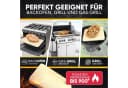 Loco Bird Pizzastein Cordierit Rechteckig Backofen Grill Bild 3