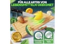 Loco Bird Bambus Schneidebrett mit Saftrille XXL Bild 5
