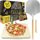 Loco Bird Pizzastein Set Cordierit mit Schieber & Buch Bild 2