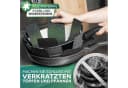 Loco Bird Pfannenschoner 12-tlg. Filz 38 cm Grau Bild 1