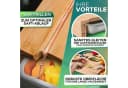 Loco Bird Schneidebrett Bambus mit Edelstahlschalen Bild 3