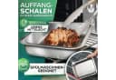 Loco Bird Schneidebrett Bambus mit Edelstahlschalen Bild 5
