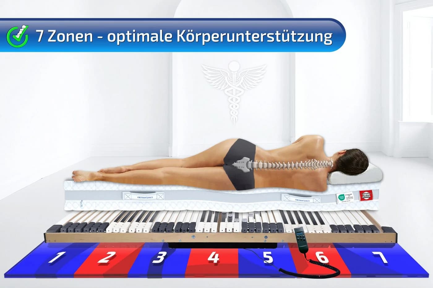Matratzen Perfekt Elektrischer Lattenrost Motorisch Verstellbar - Bild 3