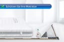 Matratzenschoner Matratzen Perfekt Weiß Atmungsaktiv OEKO-TEX® 100 Bild 1