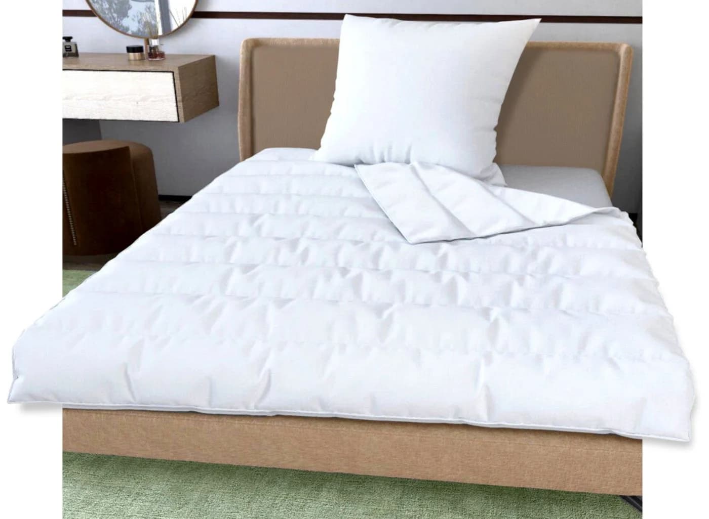 Matratzen Perfekt Baumwollbettdecke Ganzjahresdecke Weiß - Bild 2