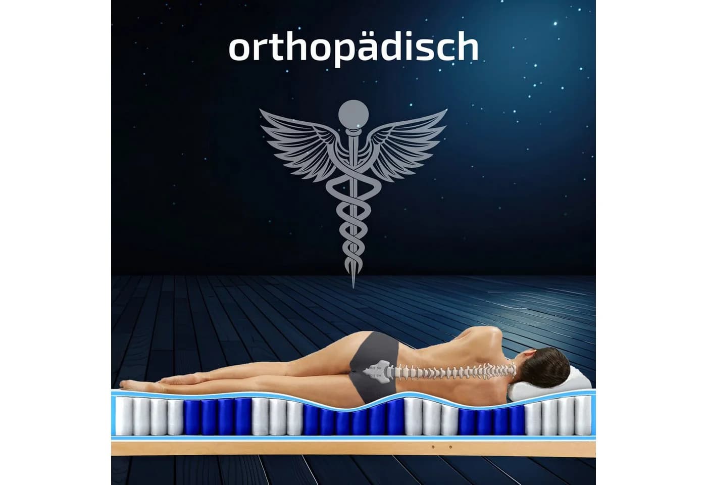 Matratzen Perfekt Taschenfederkernmatratze Set 2 Stück 7-Zonen - Bild 5