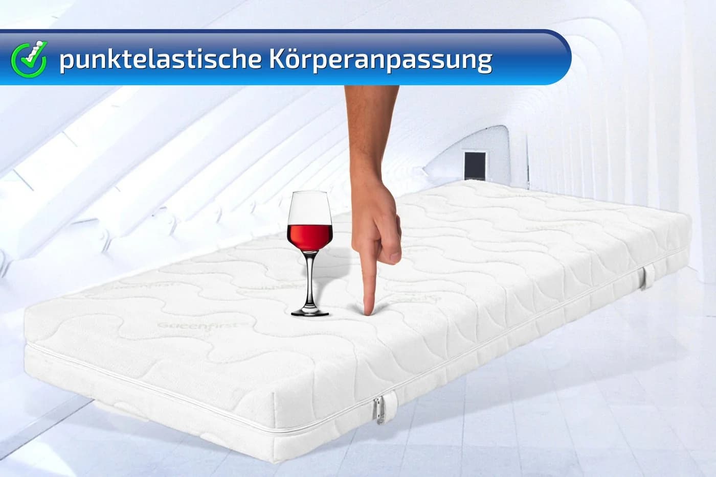 Kaltschaummatratze 7 Zonen Wendematratze Härte 3/4 Matratzen Perfekt - Bild 4