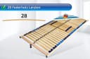Matratzen Perfekt Lattenrost 28 Leisten 5 Zonen Montiert Made in Germany Bild 4