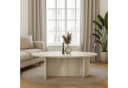 moebel17 Couchtisch Luminous Beige Grau Granitoptik 120x60 cm Bild 3