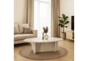 moebel17 Couchtisch Luminous Beige Grau Granitoptik 120x60 cm Bild 4