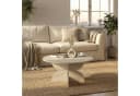 moebel17 Couchtisch Enigma Beige Travertin Optik Ø 75 cm Bild 3