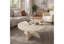 moebel17 Couchtisch Enigma Beige Travertin Optik Ø 75 cm Bild 4