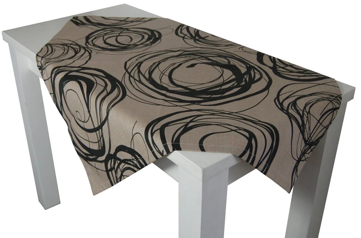beties Mitteldecke Mystik 60x60 cm Schwarz/Toffee - Bild 2