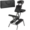 TECTAKE Massagesessel Klappbar Schwarz Mit Tragetasche Bild 1