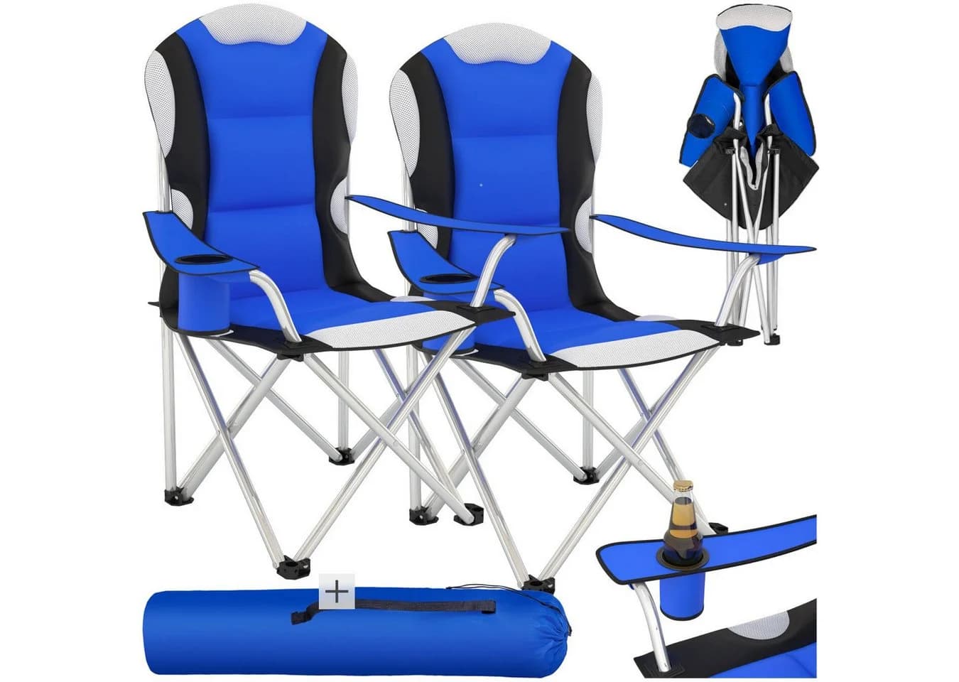 TecTake Campingstuhl faltbar gepolstert - Bild 3
